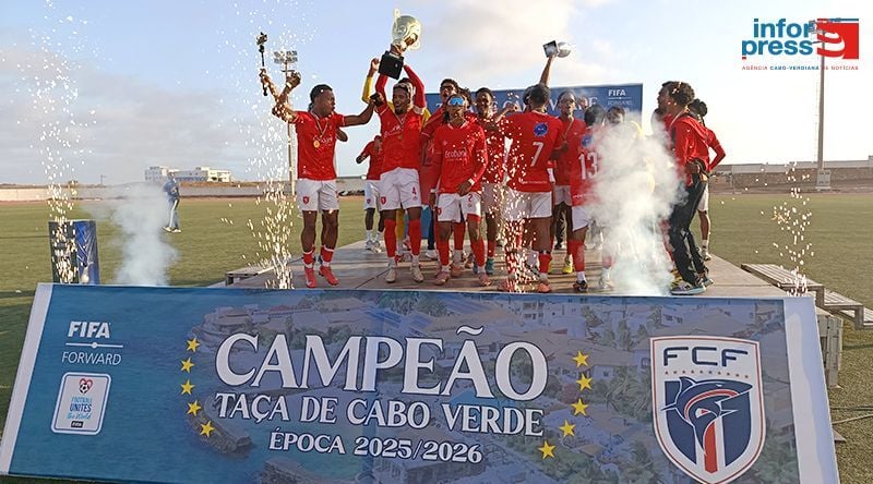 Futebol: Mindelense vence Grémio de Nhagar e conquista Taça de Cabo Verde