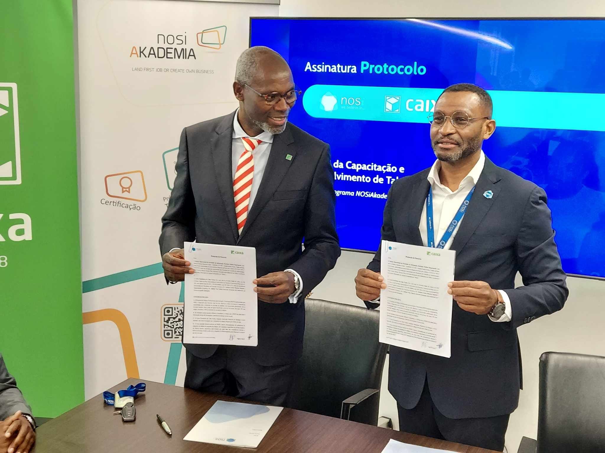 NOSI e CAIXA ECONOMICA DE CABO VERDE ASSINAM PROTOCOLO DE PARCERIA